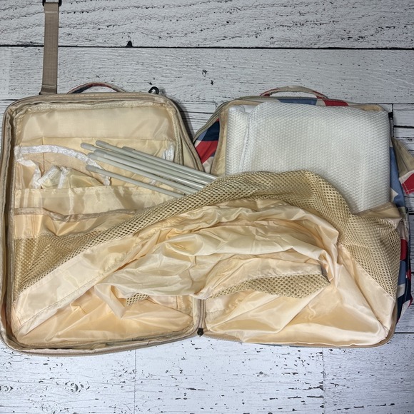 Mommy Loves Me Diaper Bag Back Pack Packable Travel Changing Table USB Charger - Picture 7 of 10